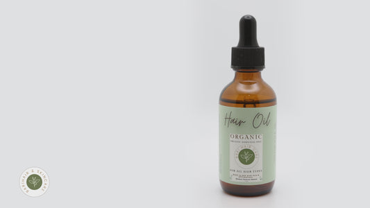Organic Hair Oil 2 Ounce Bottle
